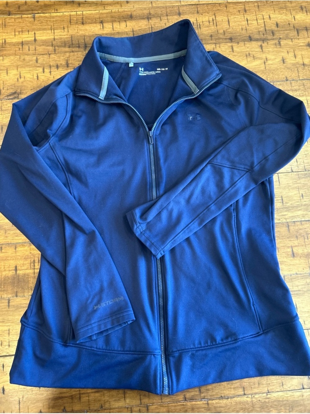 Under Armour Women’s Navy Blue Full-Zip Utility Jacket